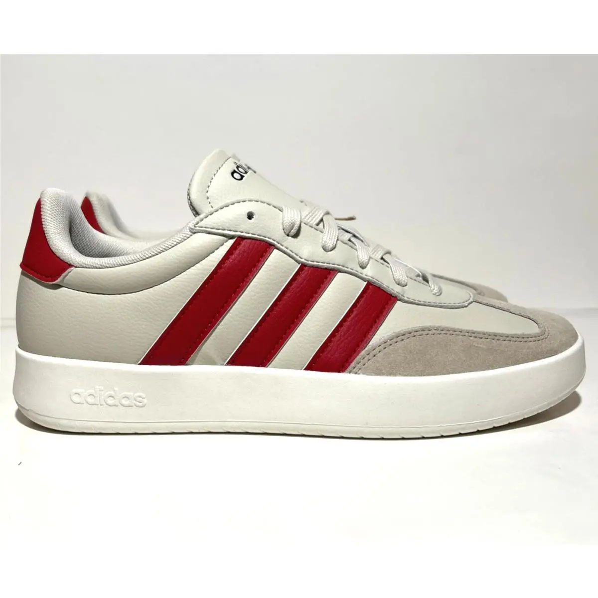 Adidas Barreda Men’s Size 10.5 Athletic Casual Tan Red Urban Sneakers