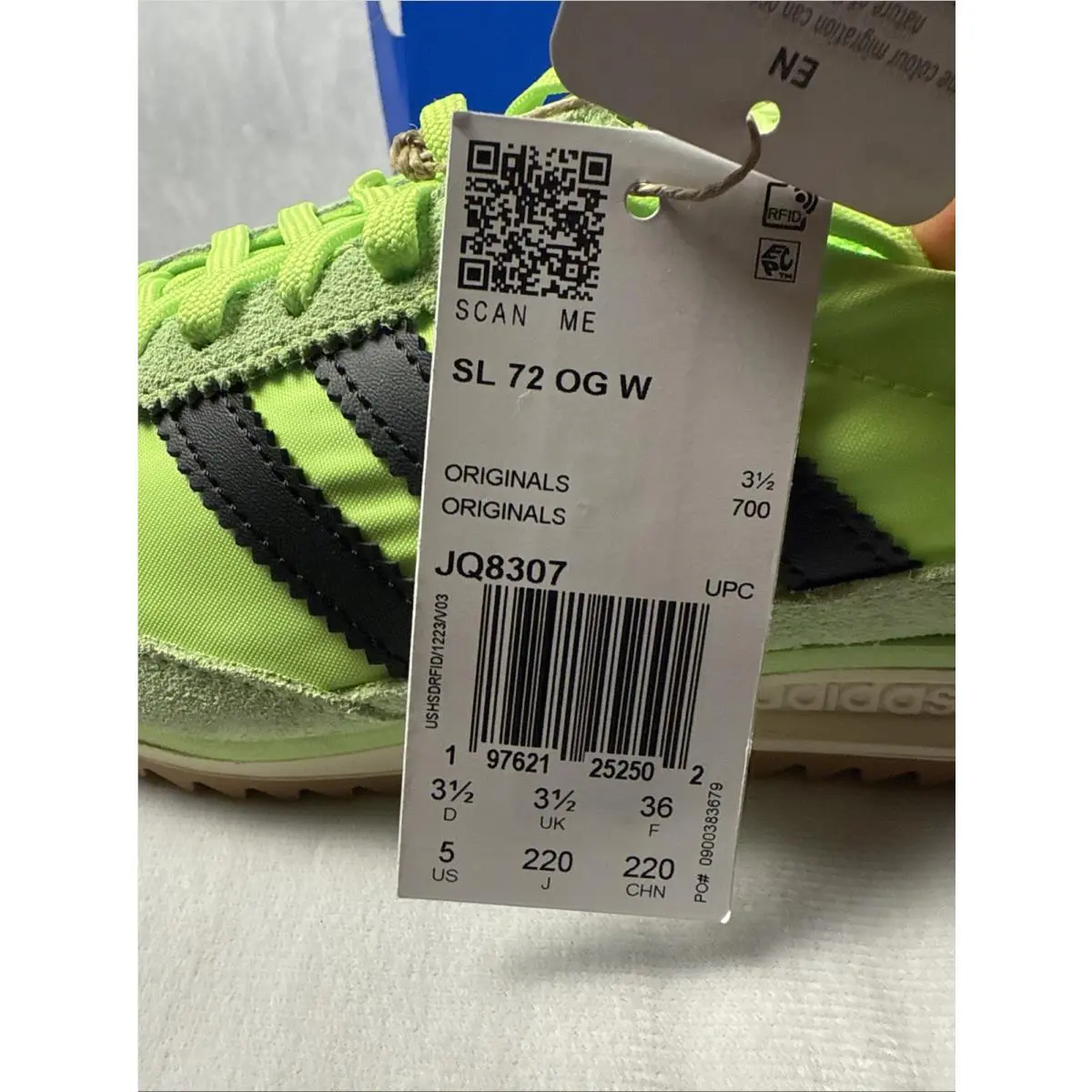 Adidas shoes - adidas SL 72 - JQ8307 - Green 4