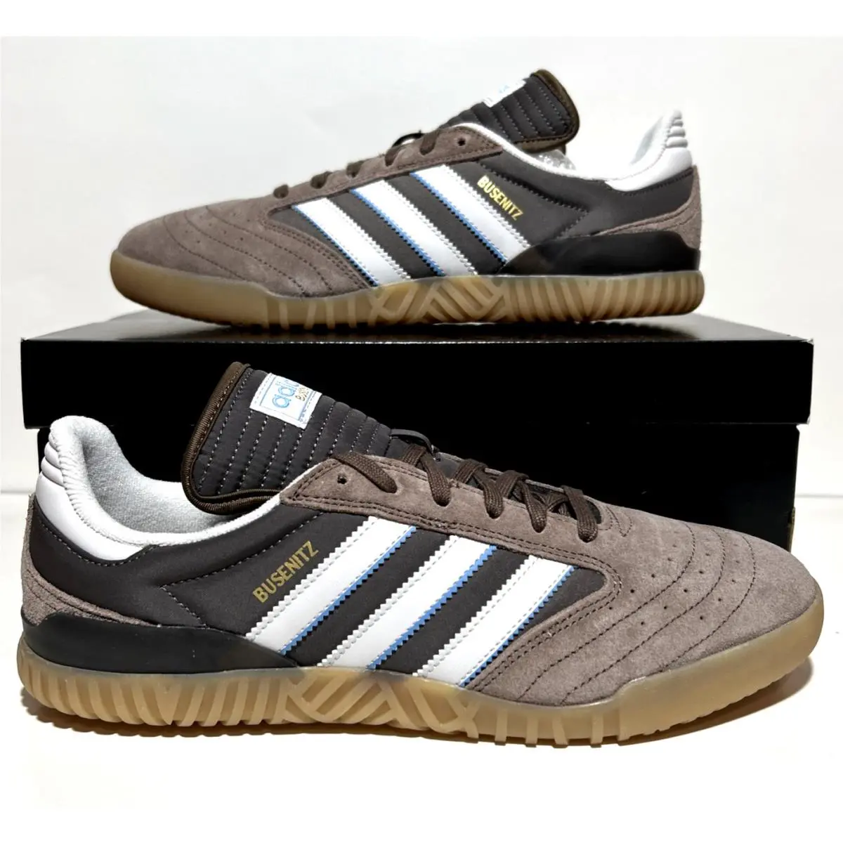 Adidas Busenitz Mens Size 10 Indoor Super Brown Tan Athletic Casual Sneakers