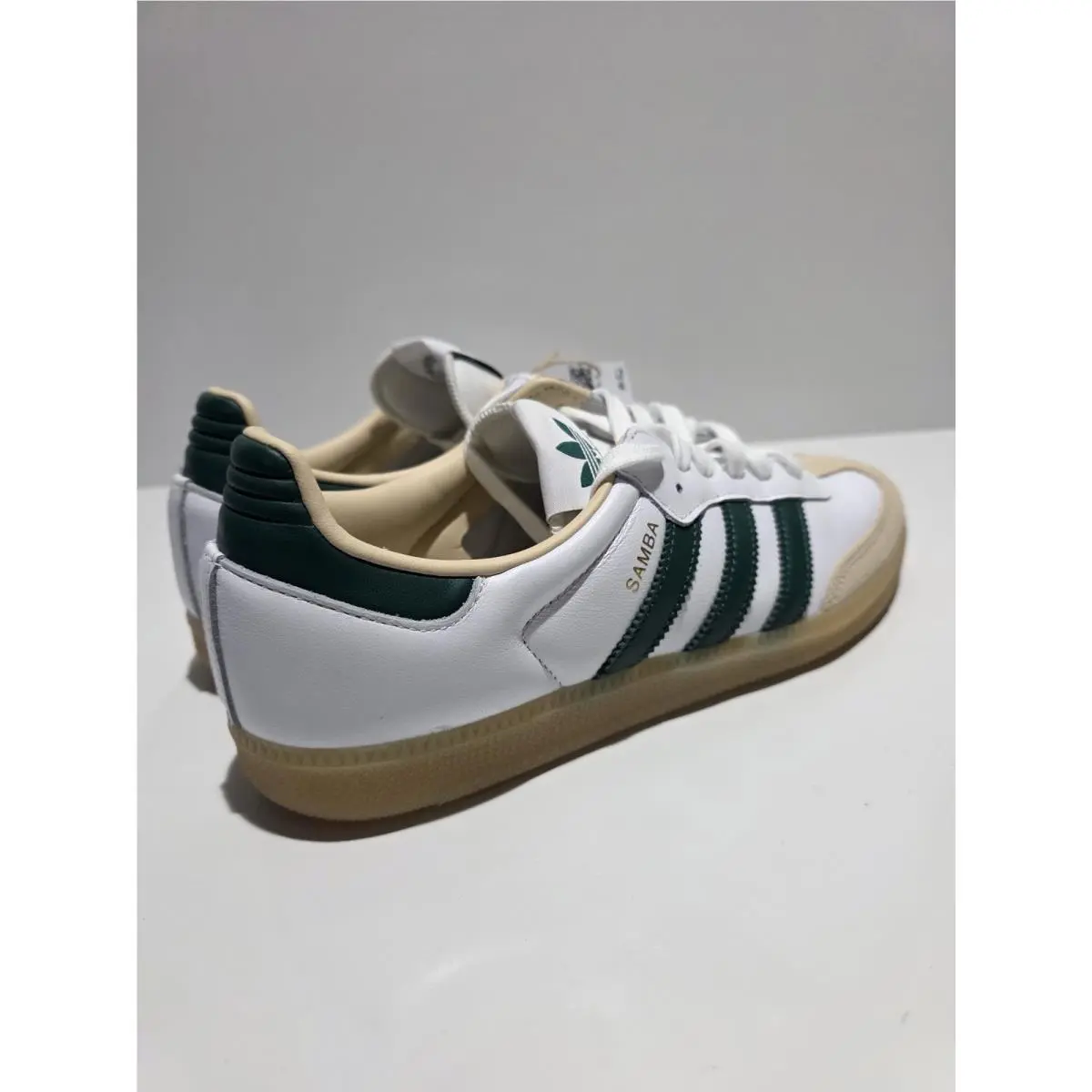 Adidas Samba OG Men`s Athletic Sneaker Running Trainer Size 9.5 White JS3831