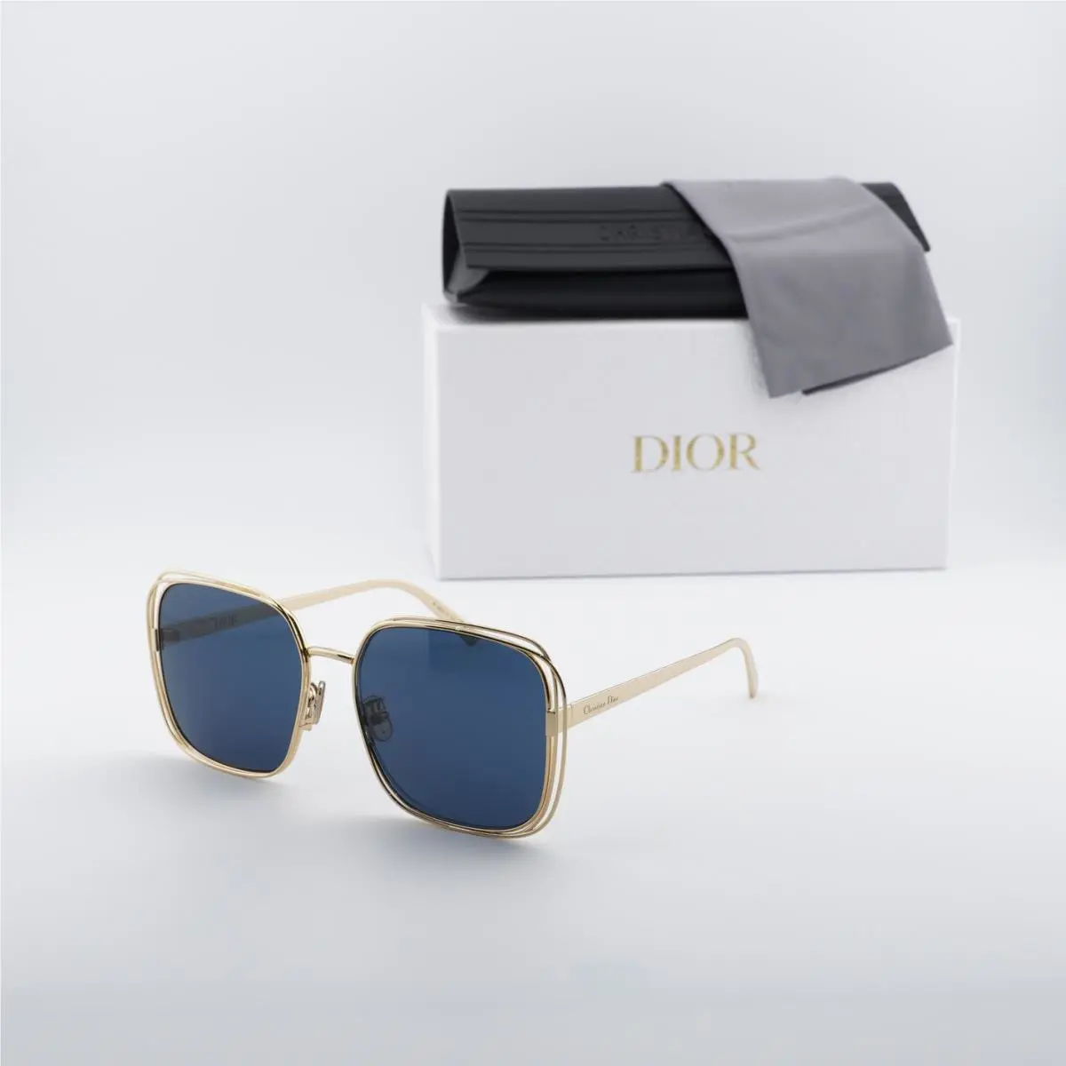 Dior Fildior S1U B0B0 Gold/blue 58-17-140 Sunglasses