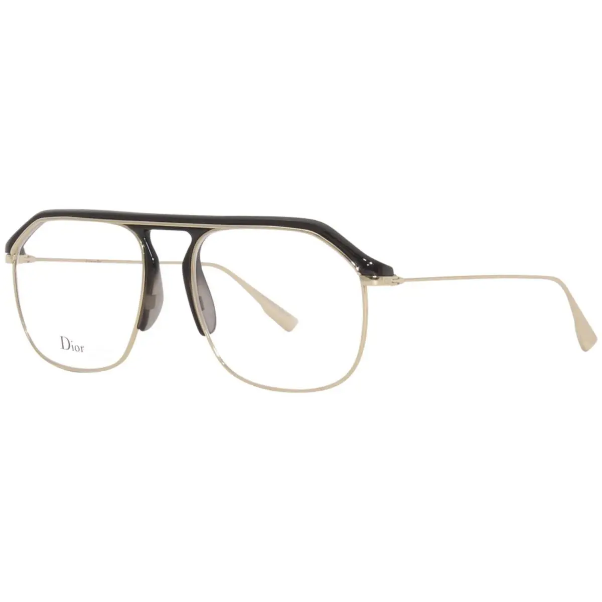 Dior Homme Diorstellairev U76 Eyeglasses 54mm Black Gold / Clear Demo Lens