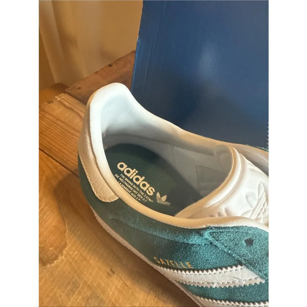 Adidas shoes - adidas Gazelle - Gazelle - IF9800 - Legacy Teal/Cloud White/Gold Metallic 1