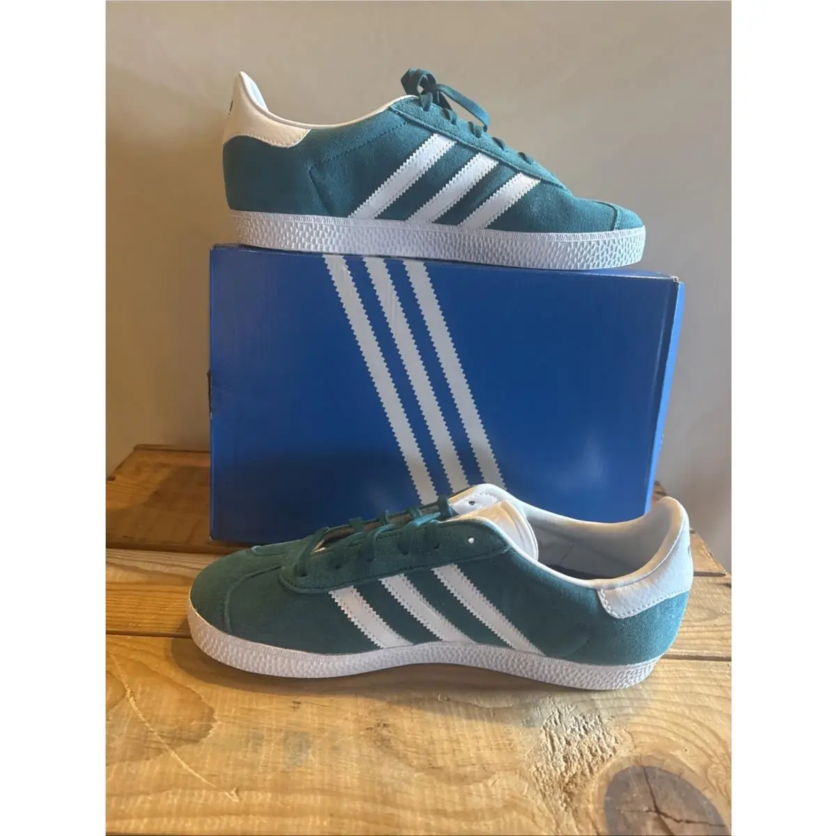 Adidas shoes - adidas Gazelle - Gazelle - IF9800 - Legacy Teal/Cloud White/Gold Metallic 2