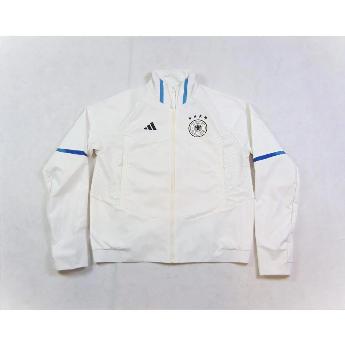 Adidas Germany Team Anthem Game Day White Soccer Jacket Sz M IC1561 Rare
