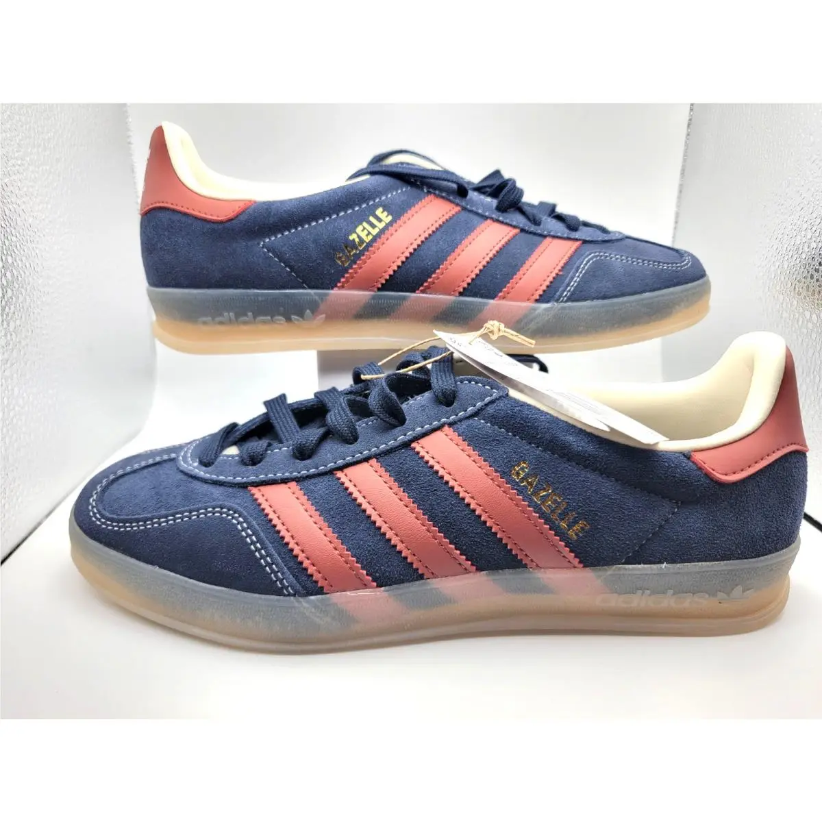 Adidas Gazelle Indoor Men’s 7.5 / Women’s 8.5 Legend Ink Preloved Ruby W Box