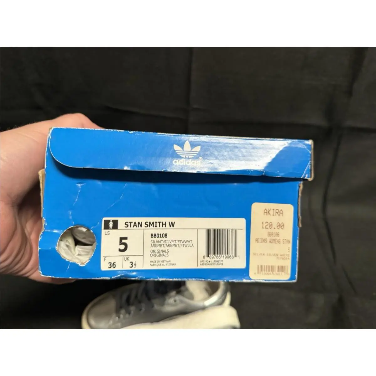 Adidas shoes - adidas Stan Smith - Stan Smith - BB0108 - Silver 5
