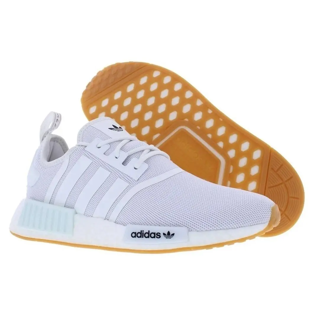 Nmd R1 Prime Cloud White/cloud White/gum Men`s Shoes Size 7 US by Adidas