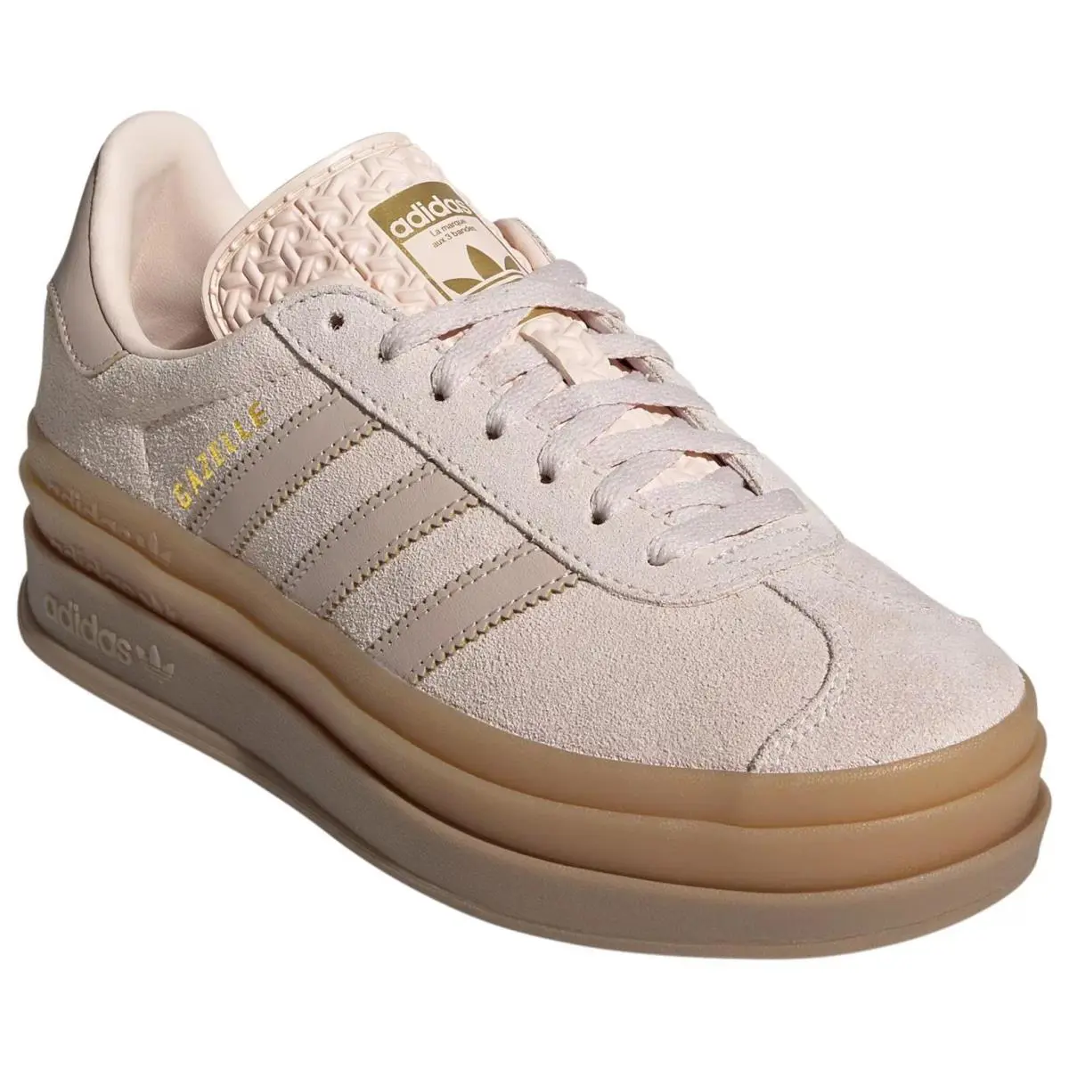 Adidas shoes - adidas Gazelle Bold Wonder Quartz Wonder Taupe Gum (GS) - JQ1296 - Quartz 1