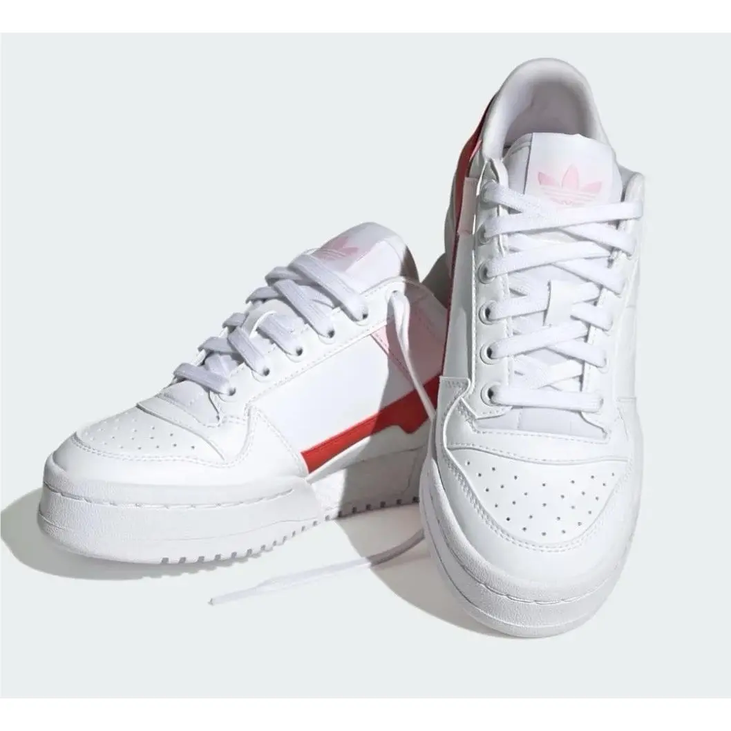 Adidas Originals Kids Forum Bold J White Pink Shoes Sneaker 3/12 Us Unisex