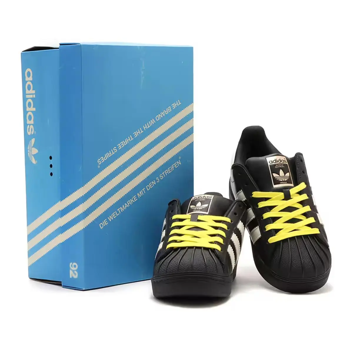 Adidas shoes - adidas Superstar 92 by Pharrell - JI4267 - Black 4