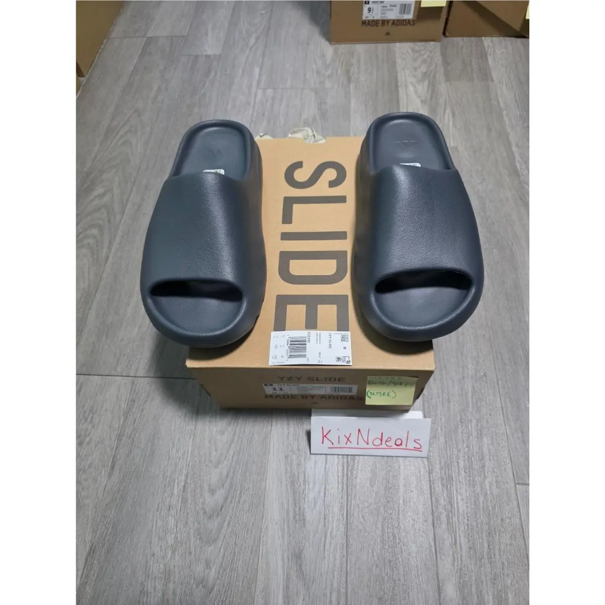 Adidas shoes - adidas Yeezy Slide - Yeezy Slide - ID2350 - Grey 3
