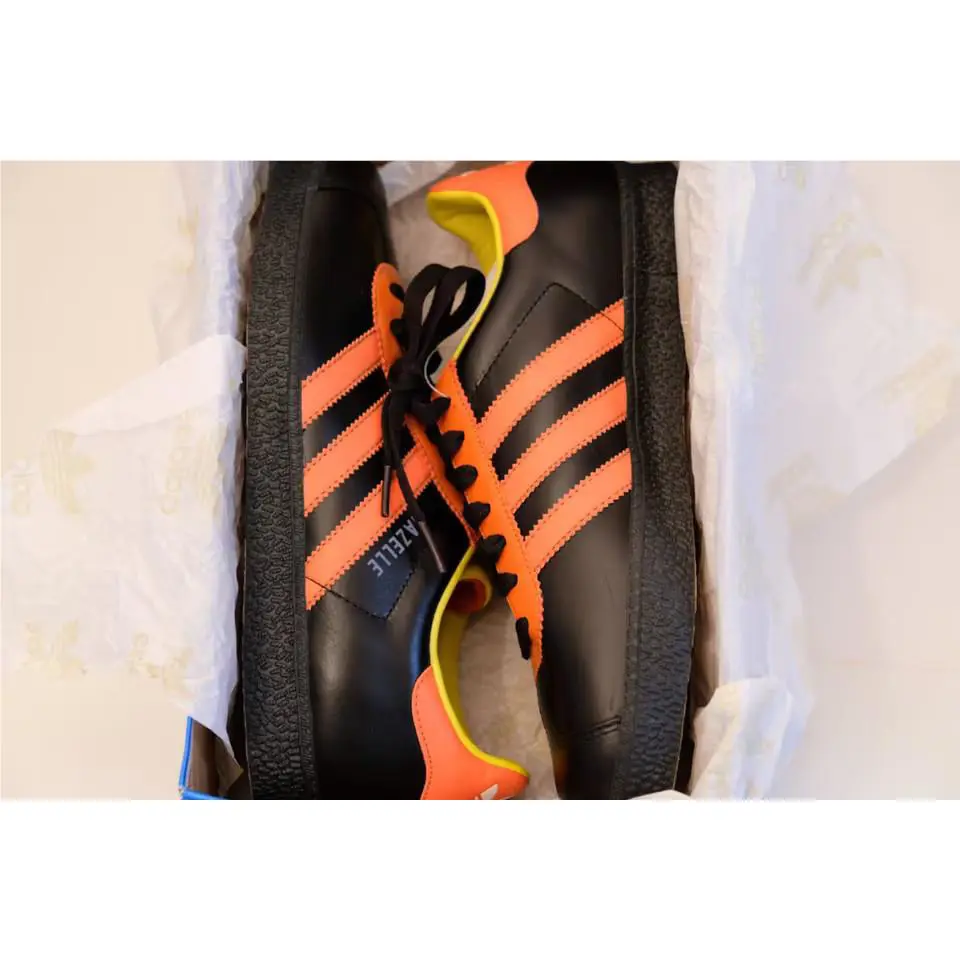 Adidas shoes - ADIDAS GAZELLE II DRAGON - GAZELLE DRAGON - BLACK/ORANGE/YELLOW - U50 - 667240 6