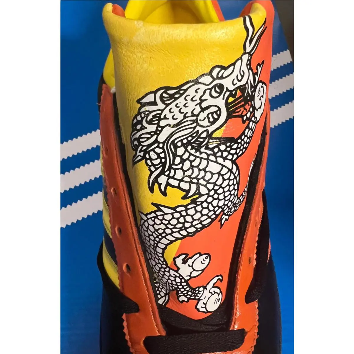 Adidas shoes - ADIDAS GAZELLE II DRAGON - GAZELLE DRAGON - BLACK/ORANGE/YELLOW - U50 - 667240 0