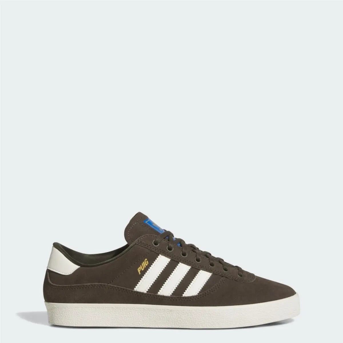 Adidas Puig Indoor Brown White Size 10 Men`s Skate Shoes