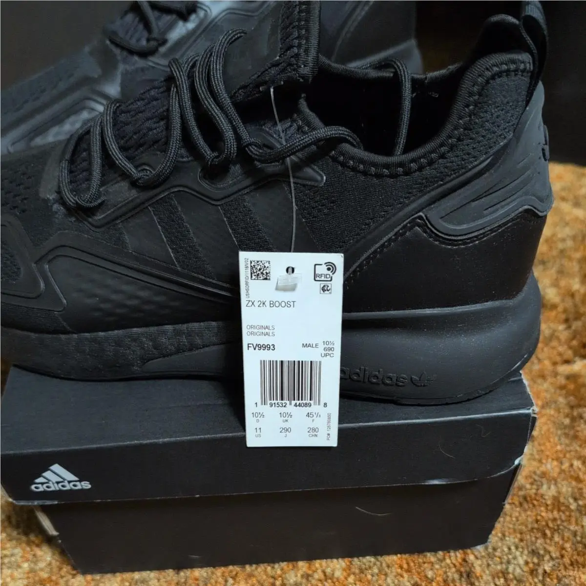 Adidas shoes - adidas ZX 2K - FV9993 - Black 9