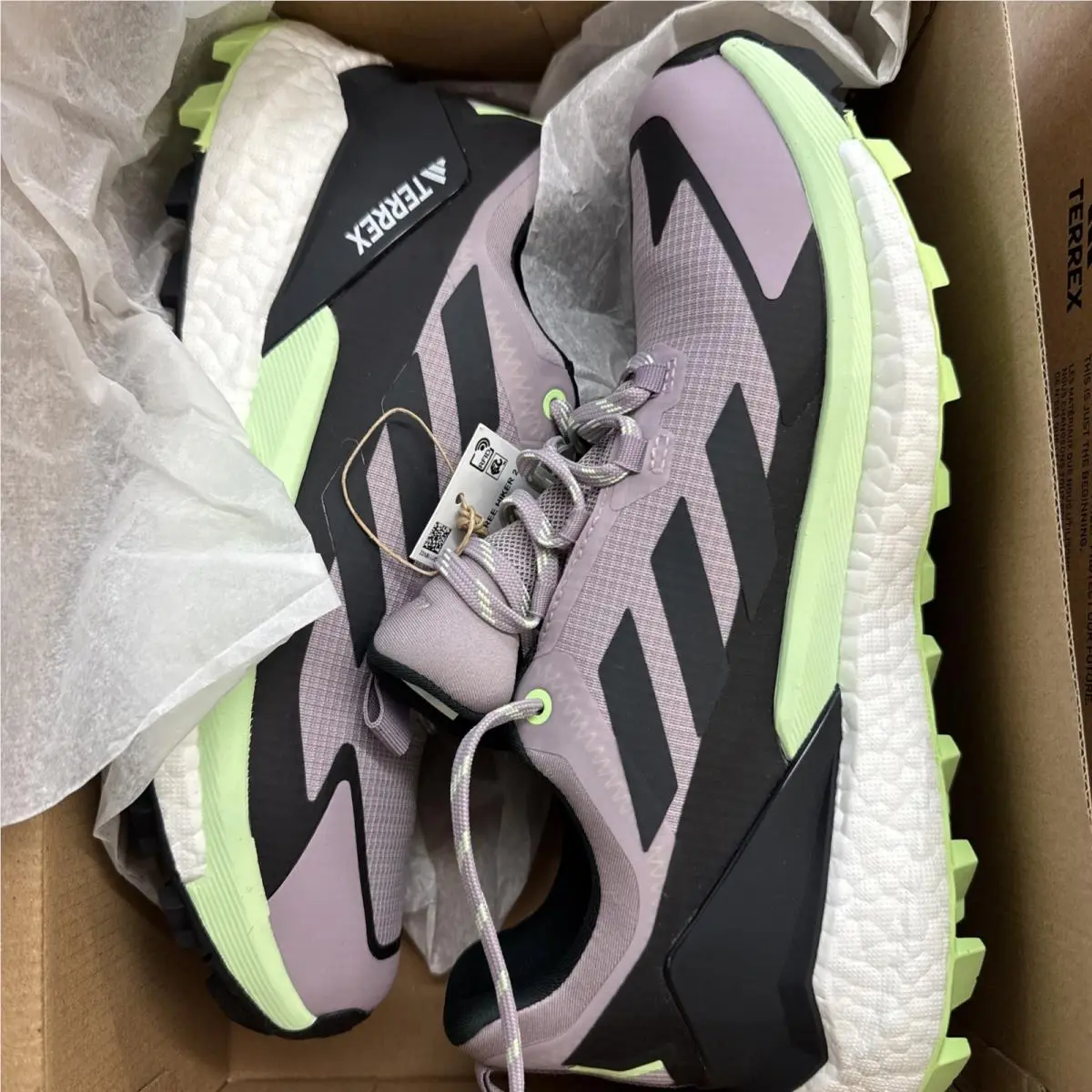 Women`s Size 8 Adidas IE5102 Terrex Free Hiker 2 Low Gtx Hiking Shoes