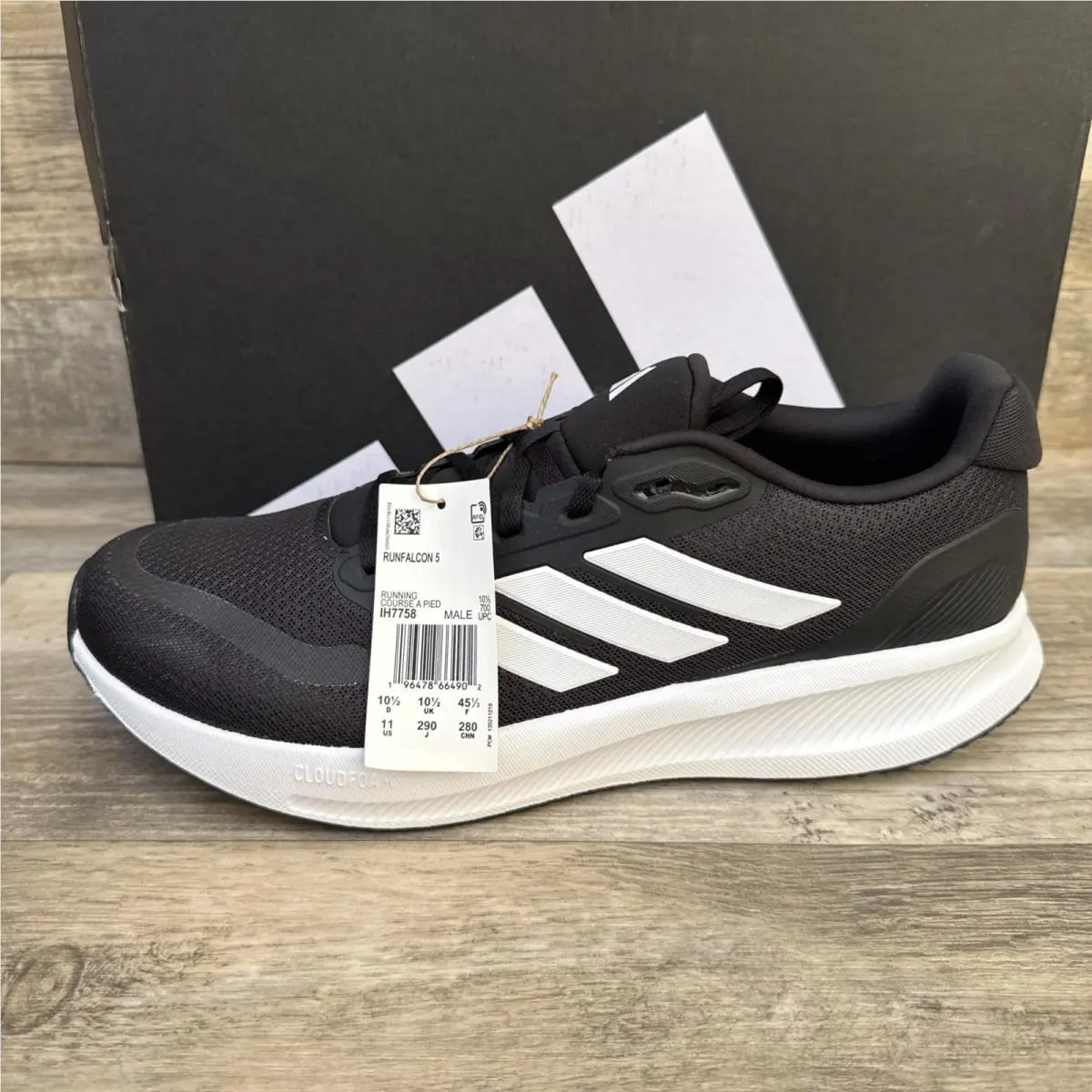 Adidas shoes - adidas Runfalcon 5 - Runfalcon - IH7758 - Black (UPC: 196478664902) 3