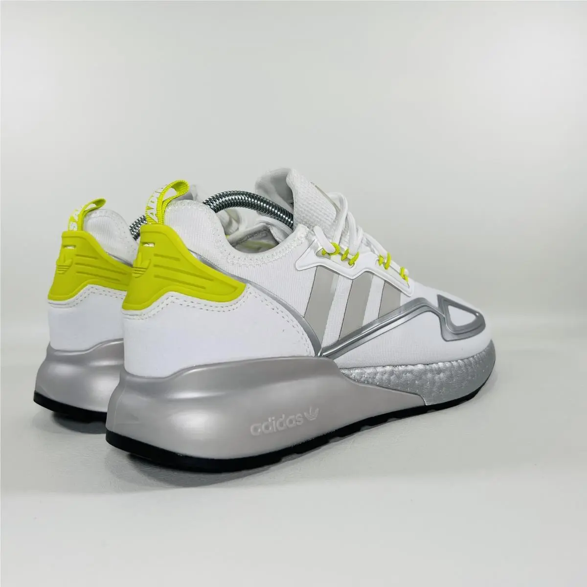 Adidas shoes - adidas ZX 2K Boost - Boost - H06577 - Cloud White / Grey One / Acid Yellow 8