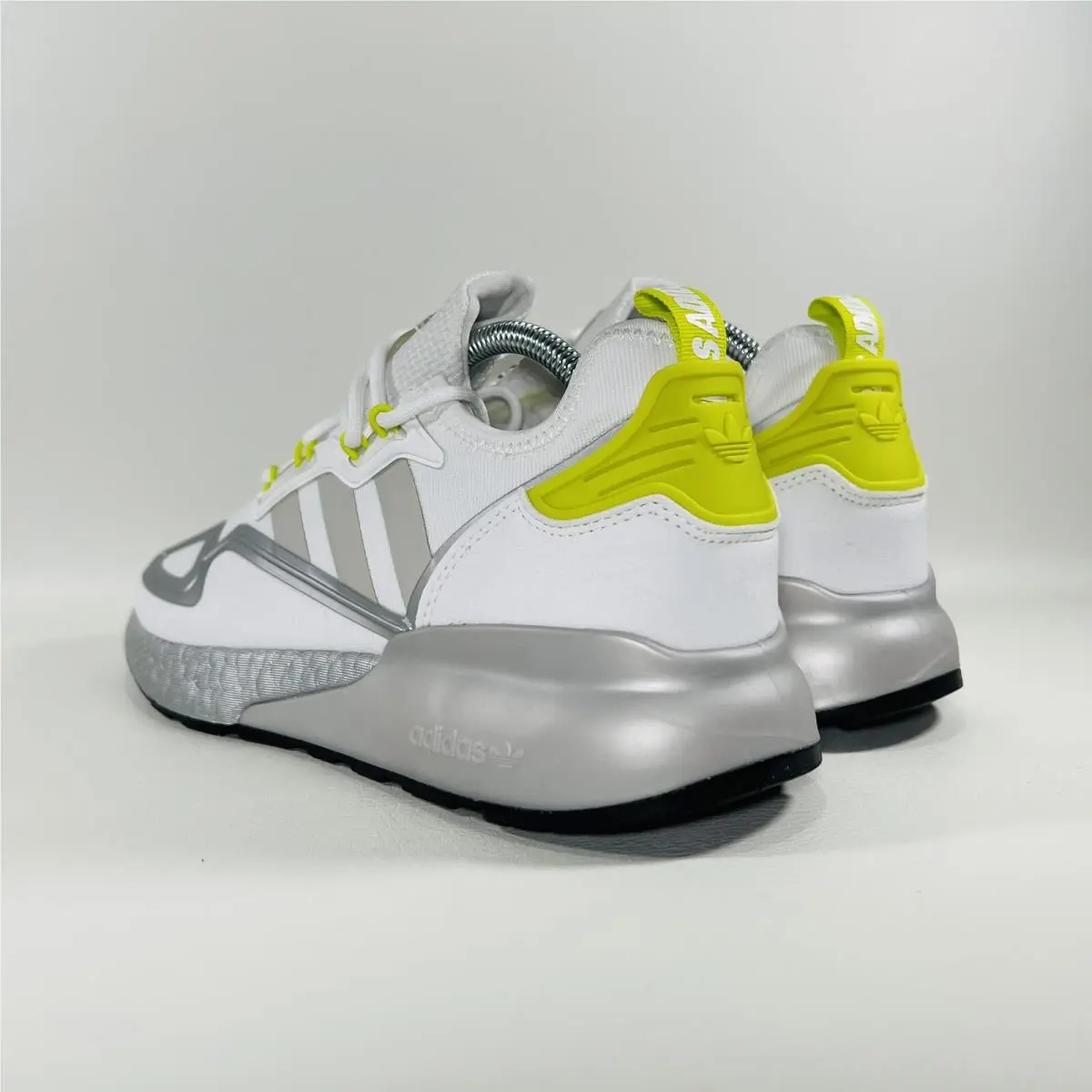 Adidas shoes - adidas ZX 2K Boost - Boost - H06577 - Cloud White / Grey One / Acid Yellow 9