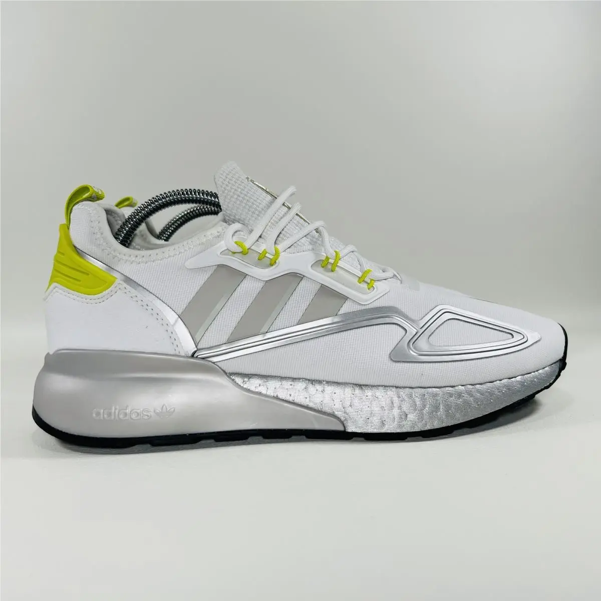 Adidas shoes - adidas ZX 2K Boost - Boost - H06577 - Cloud White / Grey One / Acid Yellow 4