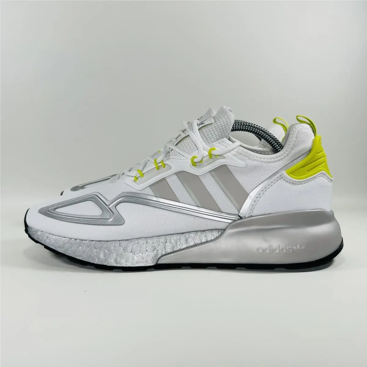 Adidas shoes - adidas ZX 2K Boost - Boost - H06577 - Cloud White / Grey One / Acid Yellow 5