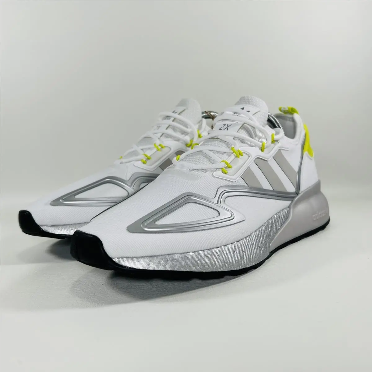 Adidas shoes - adidas ZX 2K Boost - Boost - H06577 - Cloud White / Grey One / Acid Yellow 6
