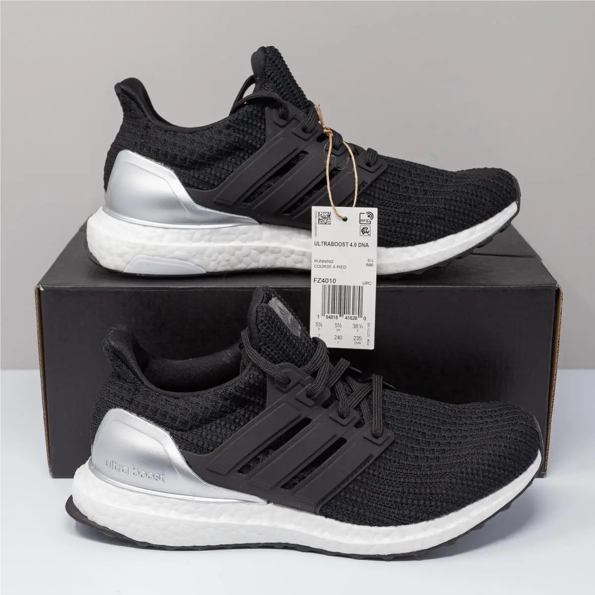 Adidas shoes - adidas UltraBoost 4.0 DNA - UltraBoost DNA - FZ4010 - Black (UPC: 194818416280) 0