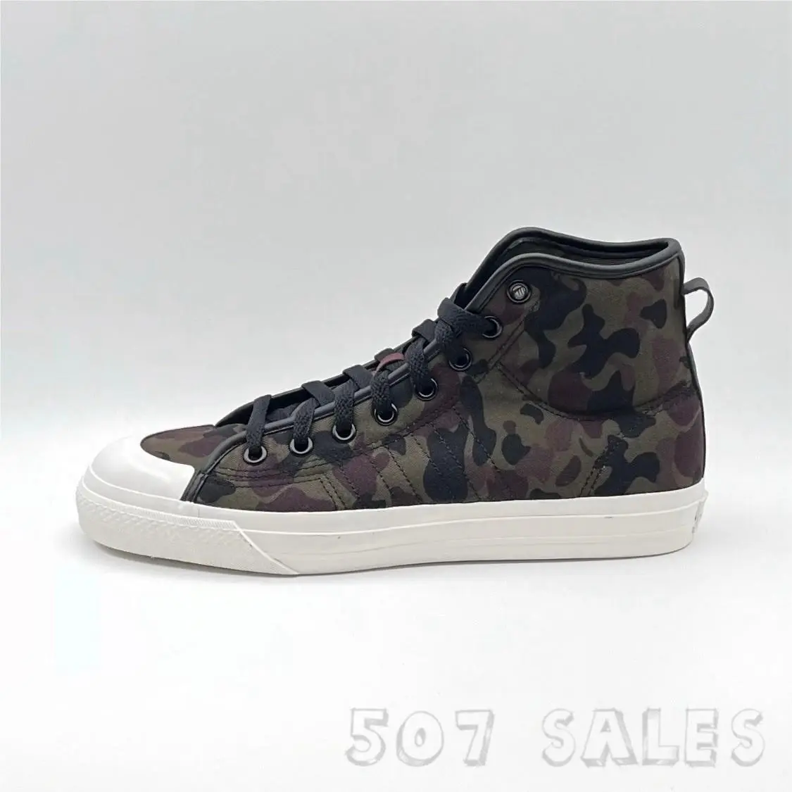 Adidas Nizza HI RF Olive Strata Camo HQ8536 - Size 8.5