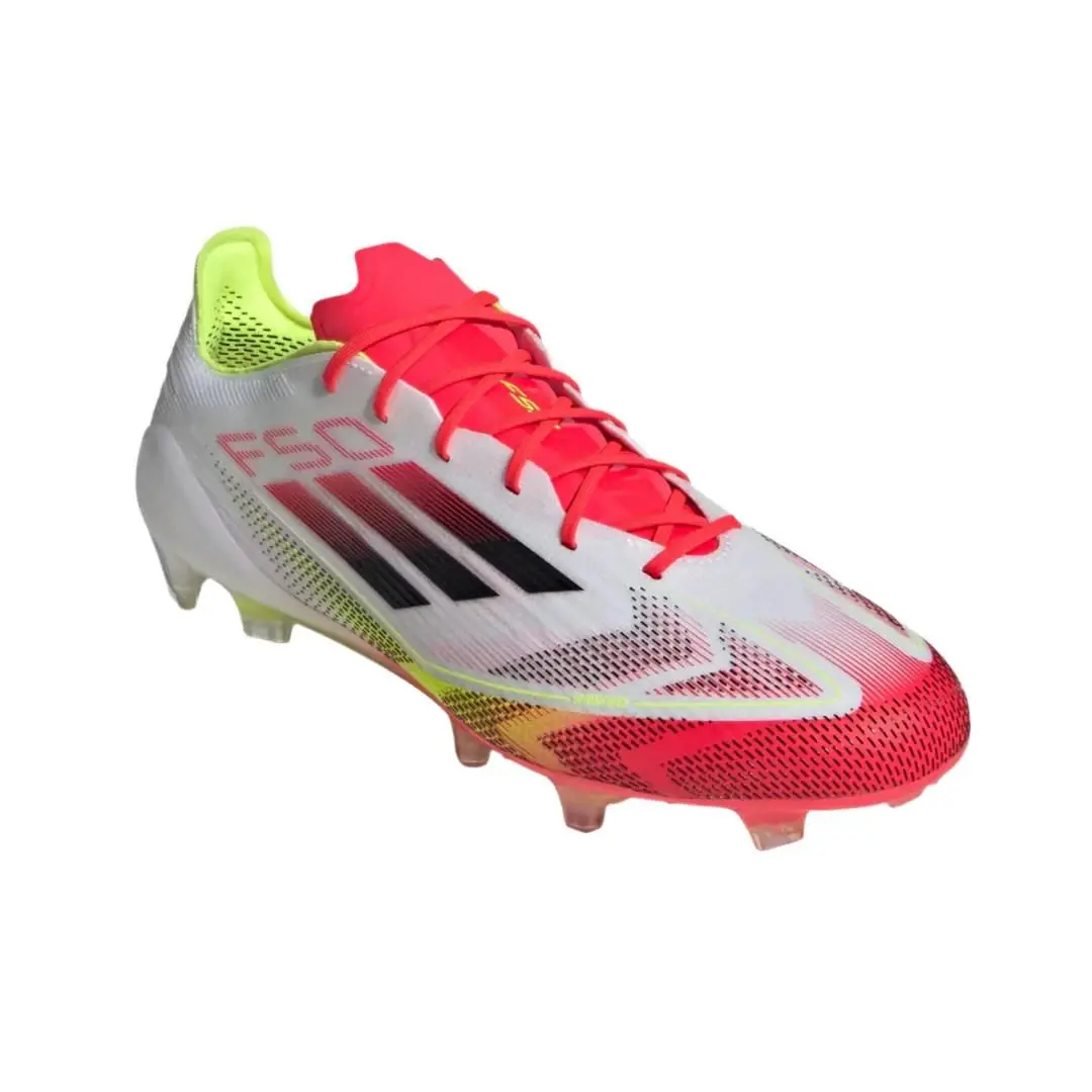 Adidas shoes - adidas F50 - soccer - White/Core Black /Solar Yellow (UPC: 197615548086) 0
