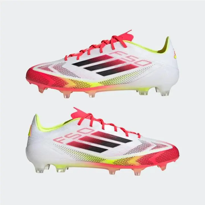 Adidas Men`s F50 Elite FG Cloud White/core Black /solar Yellow
