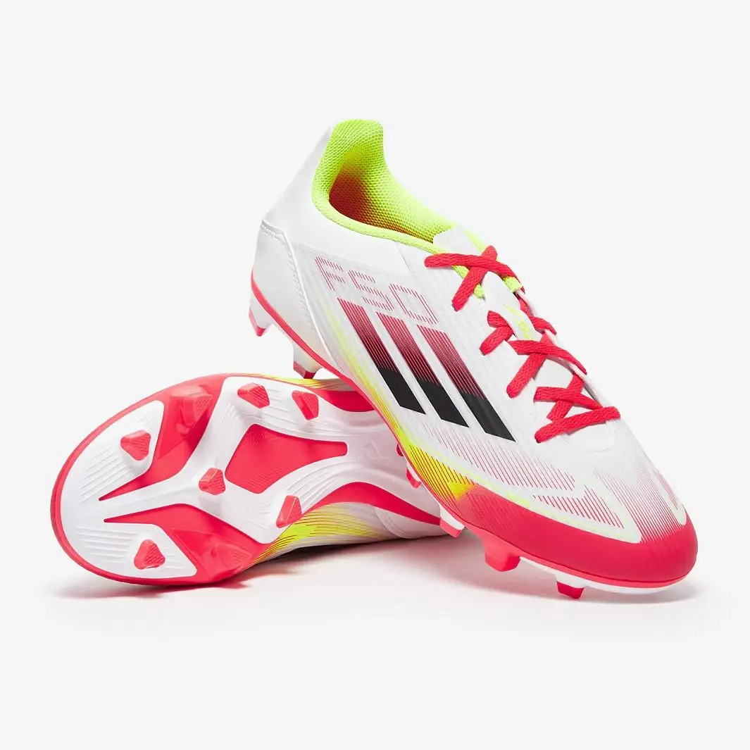Adidas shoes - adidas F50 - soccer - White/Core Black /Solar Yellow (UPC: 197615548086) 2