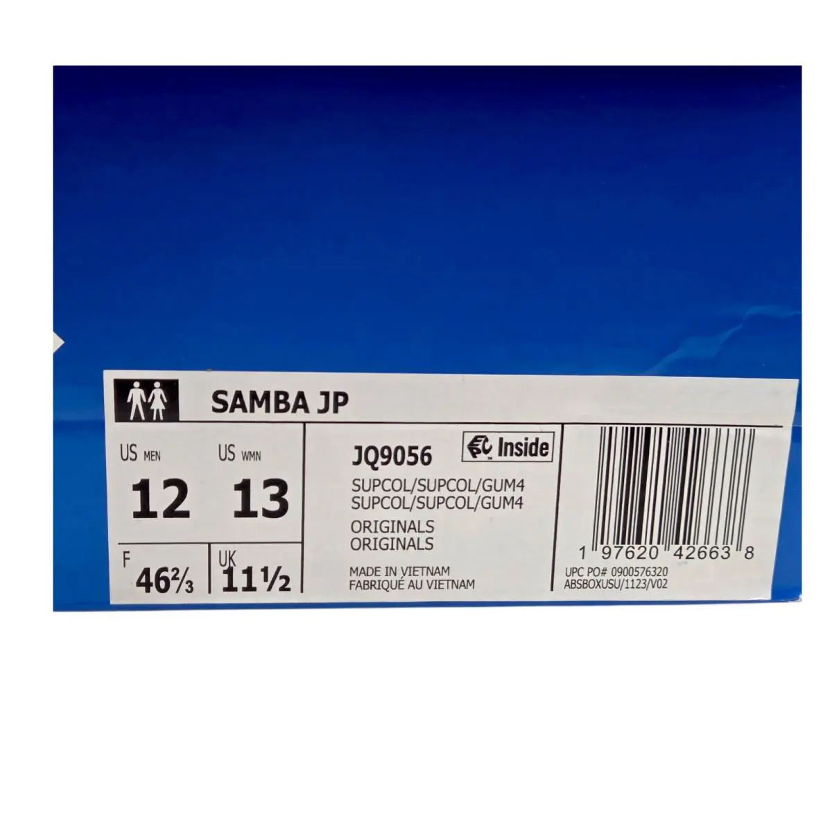 Adidas shoes - Samba Jp - Samba - JQ9056 - Black (UPC: 197620426638) 8