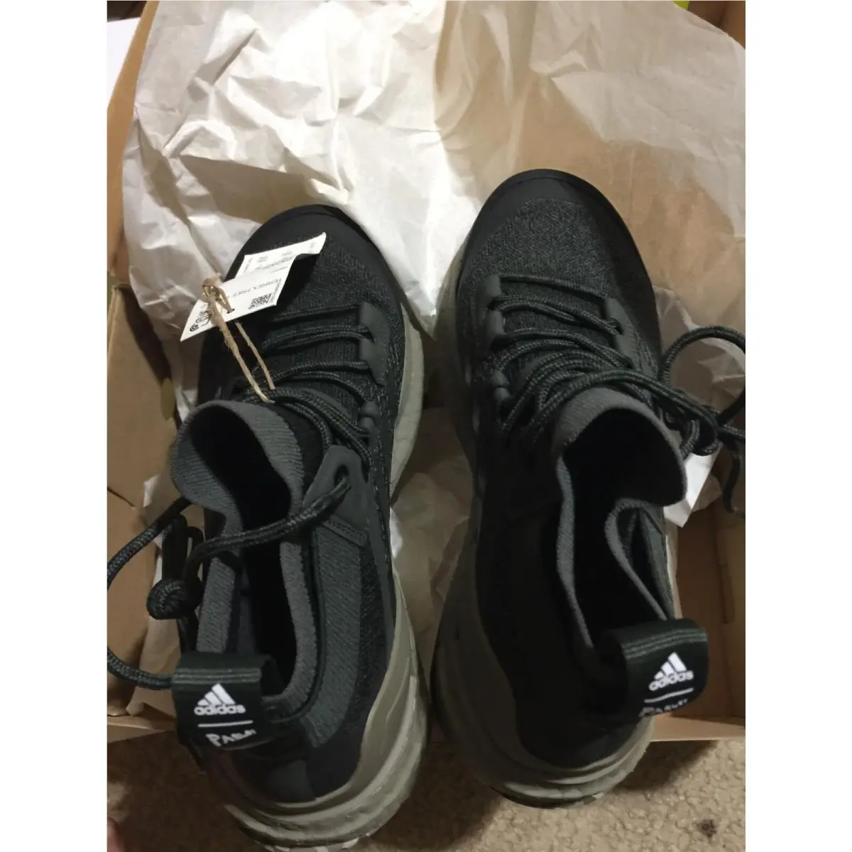 Adidas shoes - adidas TERREX Free Hiker - TERREX Free Hiker - GX2420 - Black, Grey (UPC: 194823926712) 8
