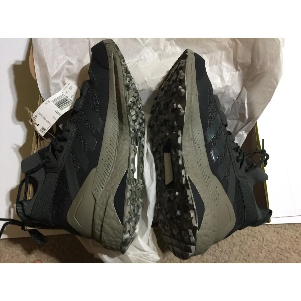 Adidas shoes - adidas TERREX Free Hiker - TERREX Free Hiker - GX2420 - Black, Grey (UPC: 194823926712) 3