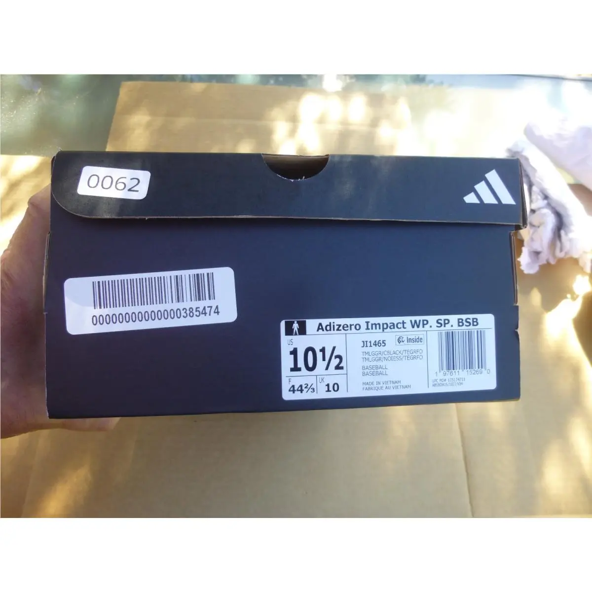 Adidas shoes - adidas Adizero - Adizero - JI1465 - Black and white 4