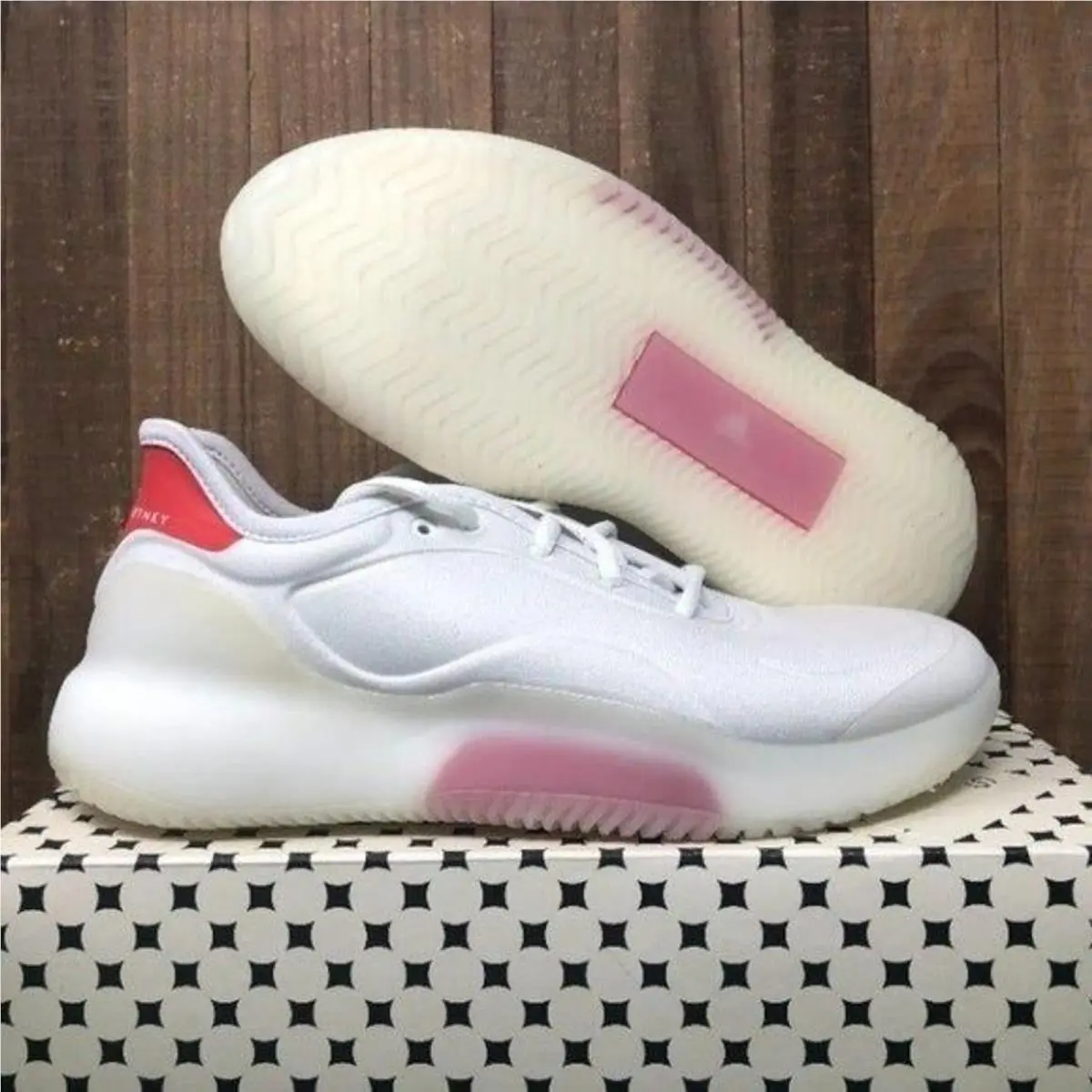 Adidas Tennis Absm Court Boost Rare Stella Mccartney Shoes Womens SZ 6 EE4017
