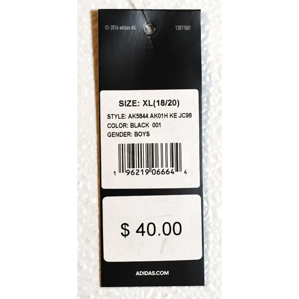Adidas clothing - AP5539 - AP5539 - Black & White (UPC: 196219067641) 11