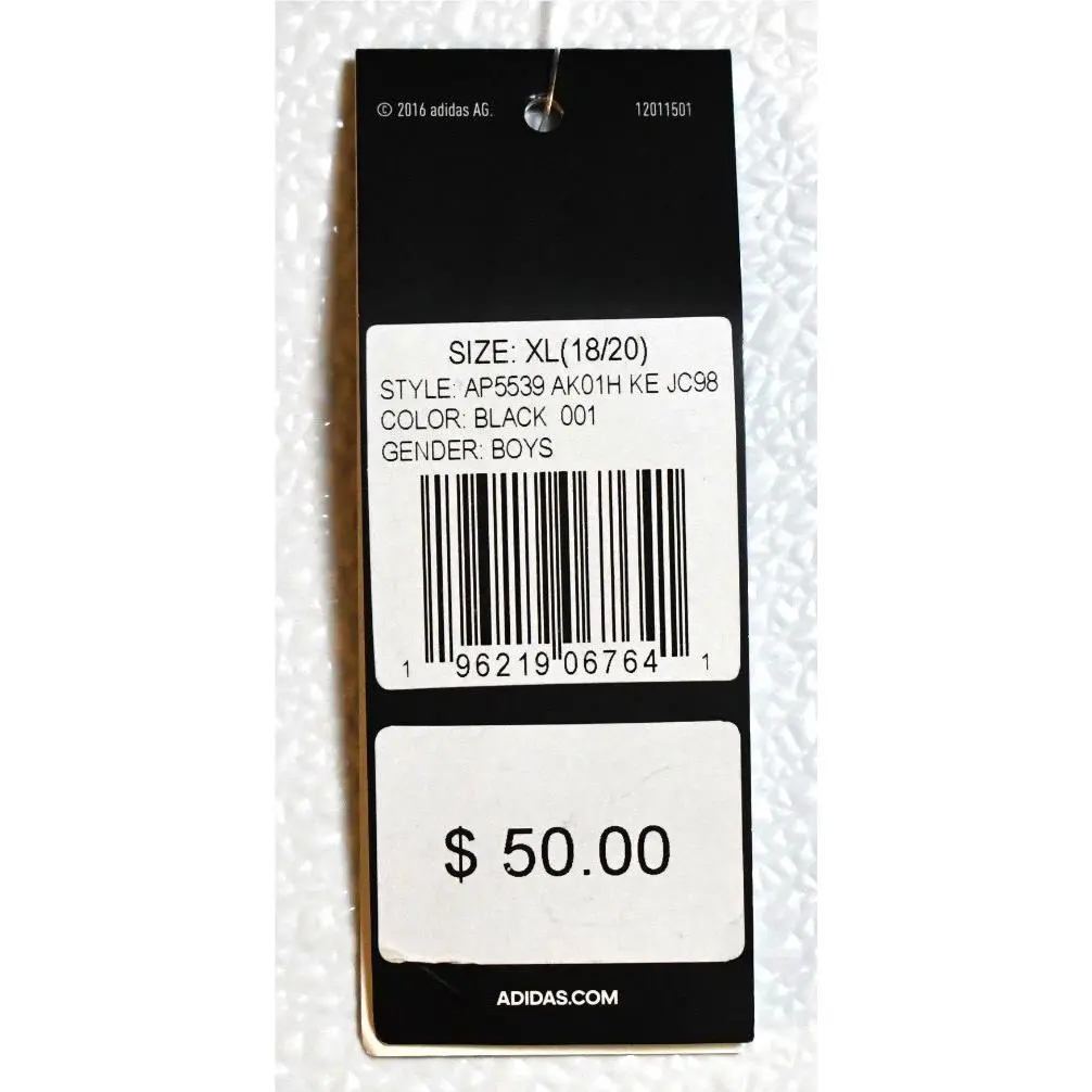 Adidas clothing - AP5539 - AP5539 - Black & White (UPC: 196219067641) 7