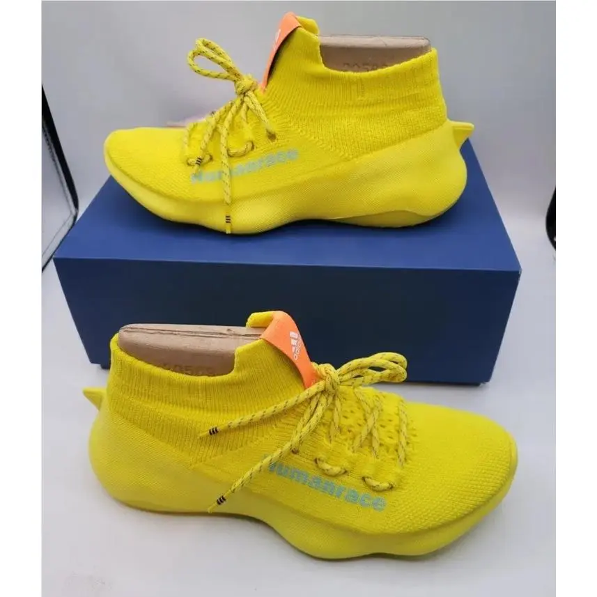 Newsize 7.5 Men/ 8.5 Wome Adidas Human Race Sichona x Pharrell Shock Yellow 2021