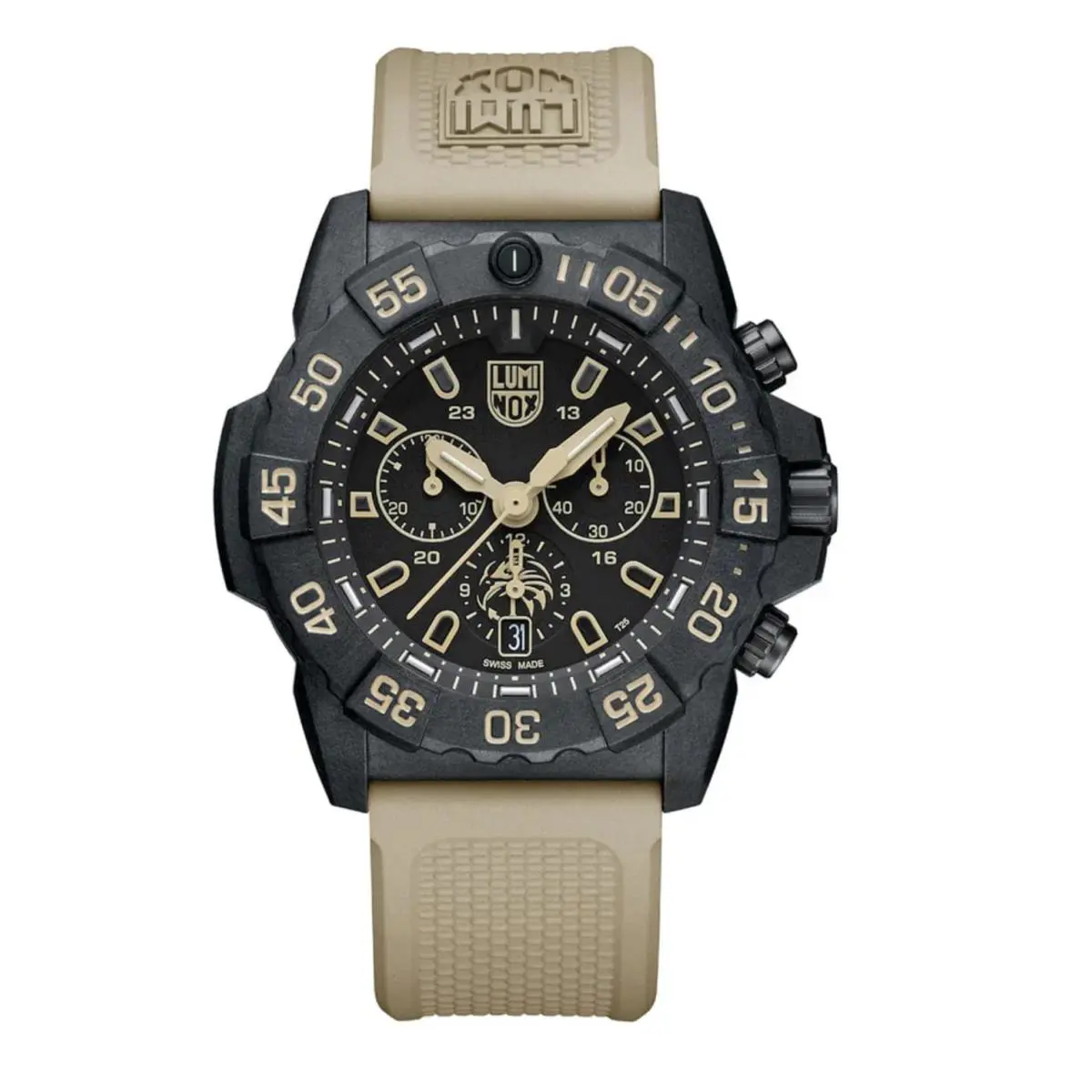 Luminox Navy Seal Foundation XS.3590.NSF 45mm Black Dial Rubber Quartz Men Watch