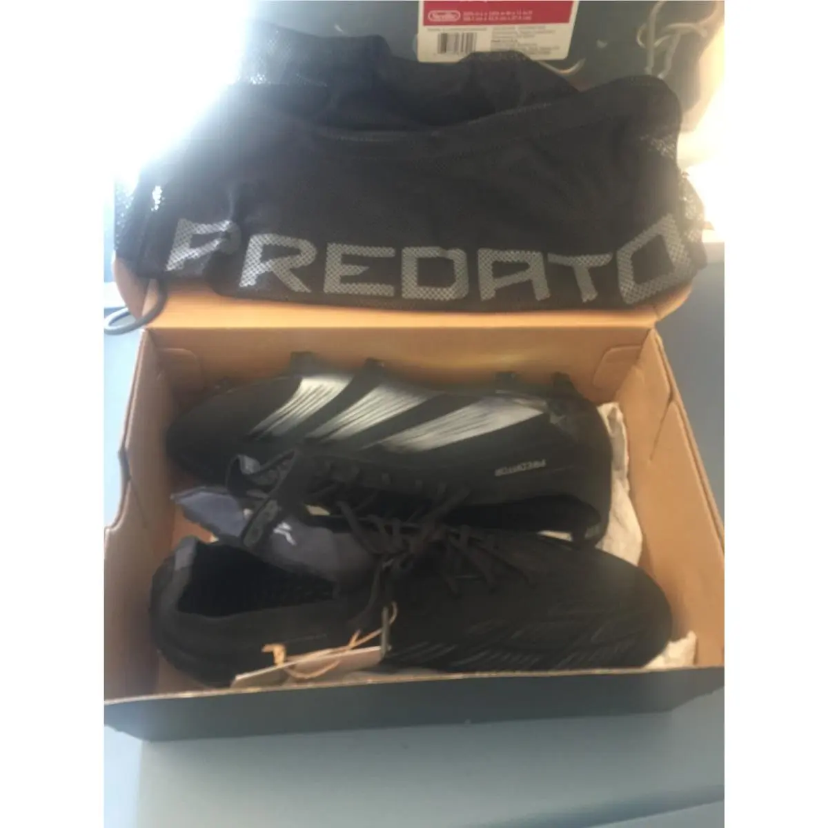 Adidas Predator Elite Foldover Tongue FT FG Soccer Cleats Black IE1810 U.s Men 7