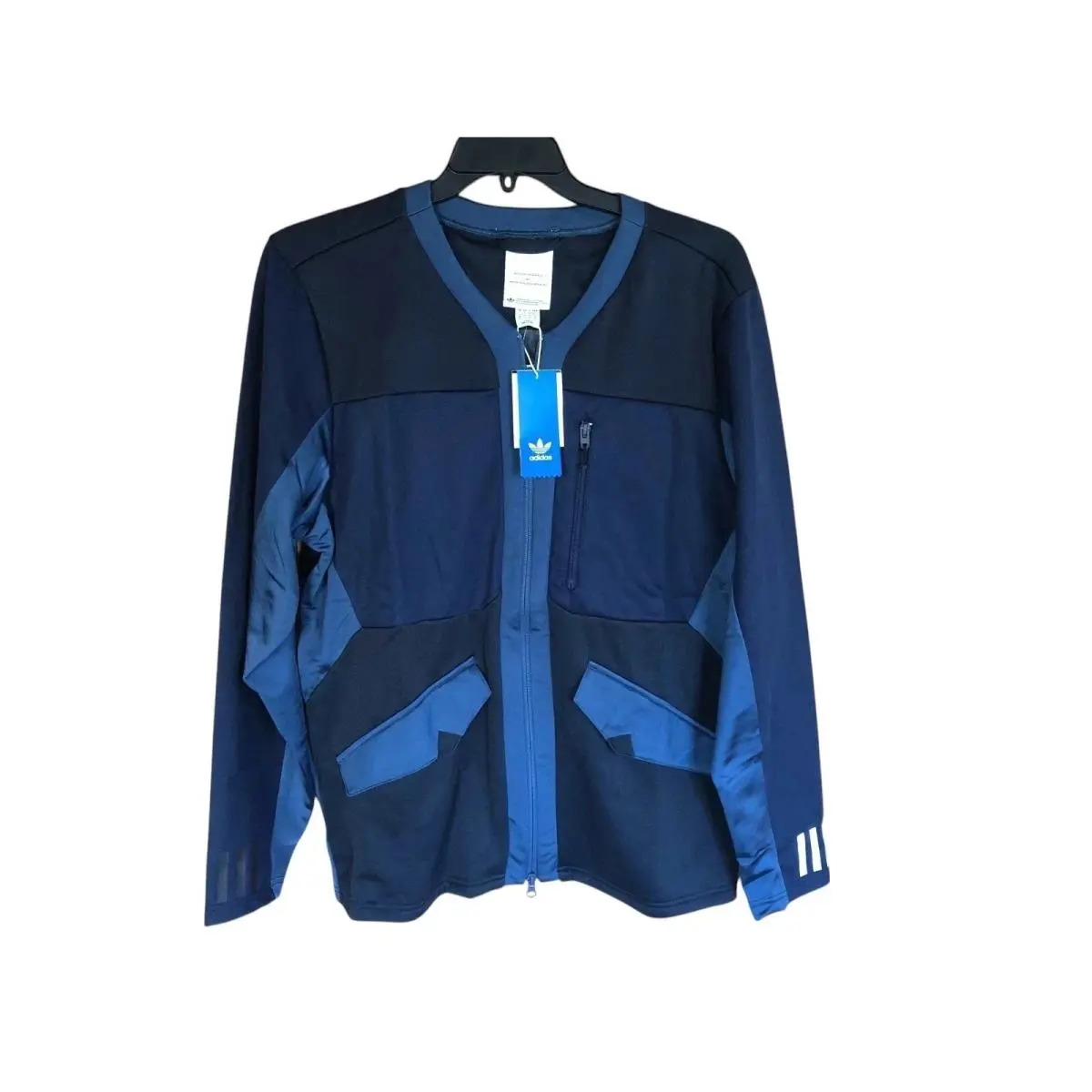 Mens Adidas Track Top Jacket Black JC8038 Large