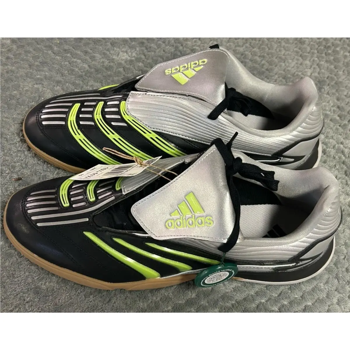 Adidas shoes - adidas Predator Sala - Predator Sala - JQ3917 - Black/Signal Green/Silver Metallic, Manufacturer: Core Black/Signal Green/Silver Metallic 1