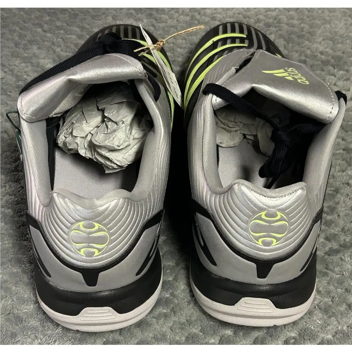 Adidas shoes - adidas Predator Sala - Predator Sala - JQ3917 - Black/Signal Green/Silver Metallic, Manufacturer: Core Black/Signal Green/Silver Metallic 7