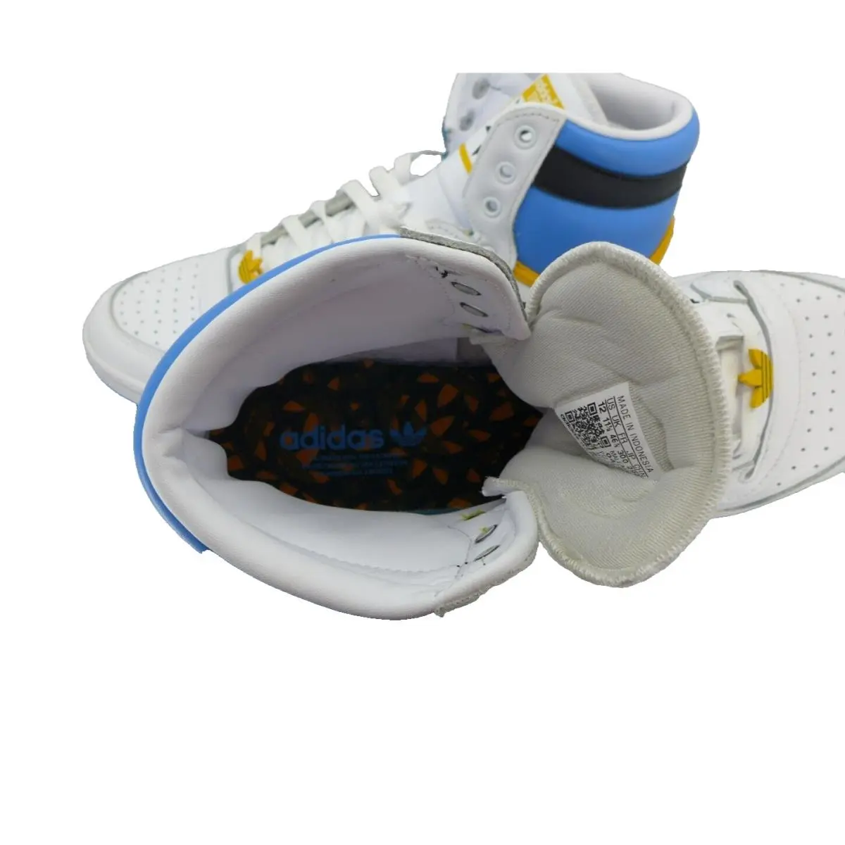 Adidas shoes - Top Ten HI - Top Ten - FZ5887 - White Black Blue Yellow 3