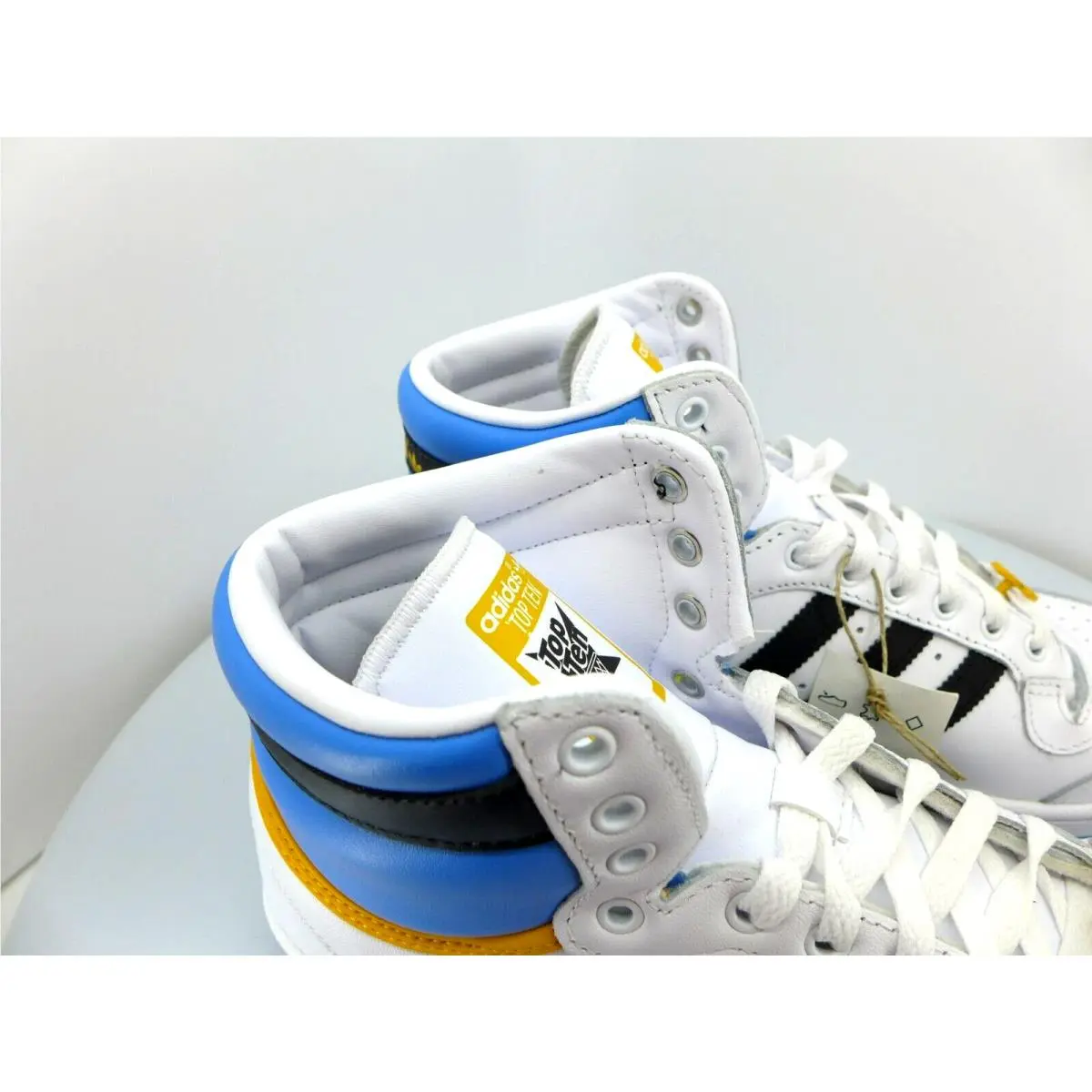 Adidas shoes - Top Ten HI - Top Ten - FZ5887 - White Black Blue Yellow 5
