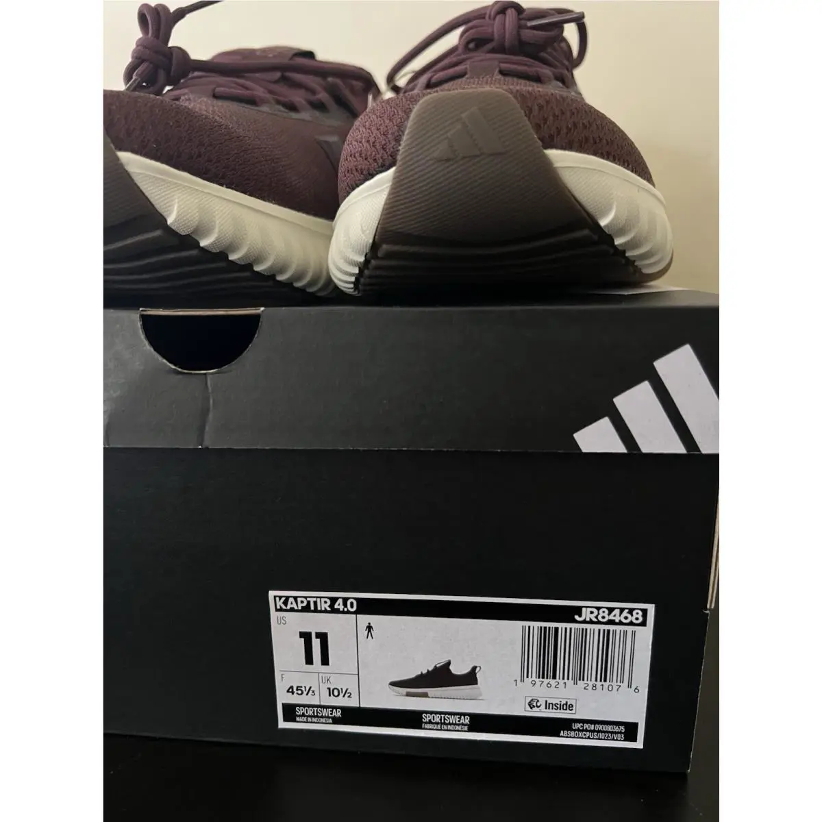 Adidas shoes - Kaptir 4.0 - Kaptir - JR8468 - Aurora Ruby/Shadow Red 11