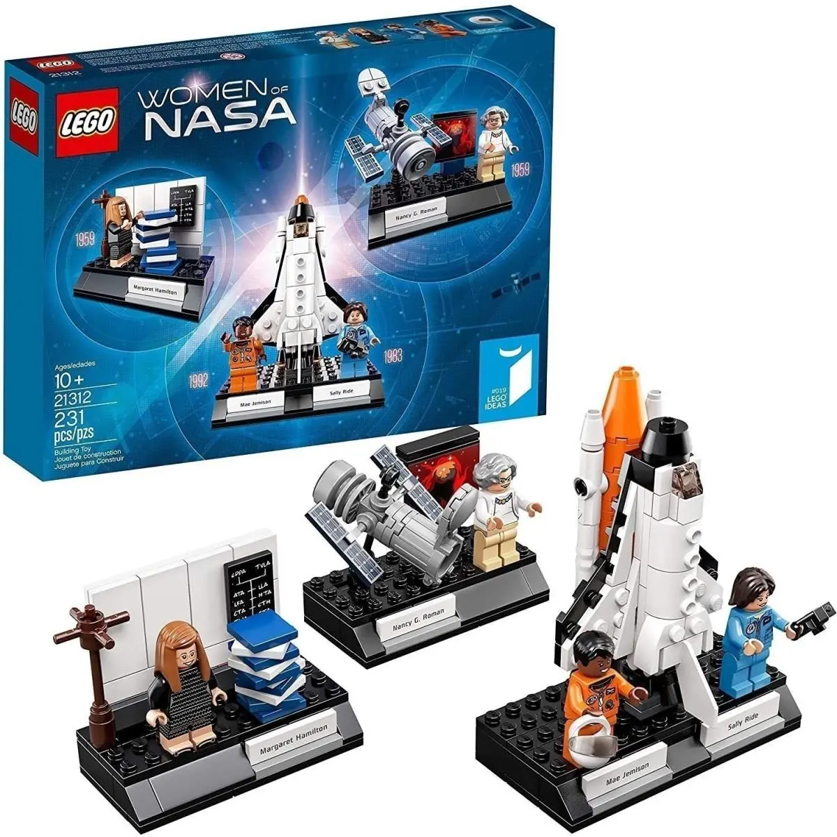 Adidas Lego Ideas 21312 Women of Nasa Set with 4 Minifigures and 231 Pieces