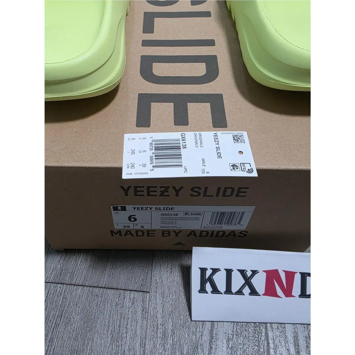Adidas shoes - adidas Yeezy Slide - Yeezy Slide - GX6138 - Gray 7